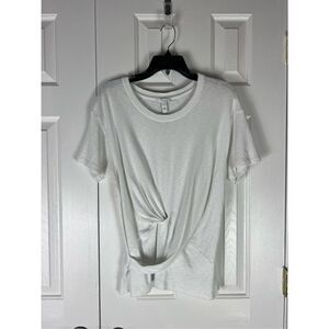 Daily Ritual Womens White Blouse Size M